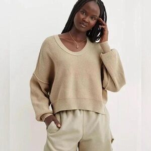 Aerie Beyond Cropped Sweater
